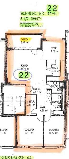 Grosse, sonnige Wohnung mit Aussicht 9