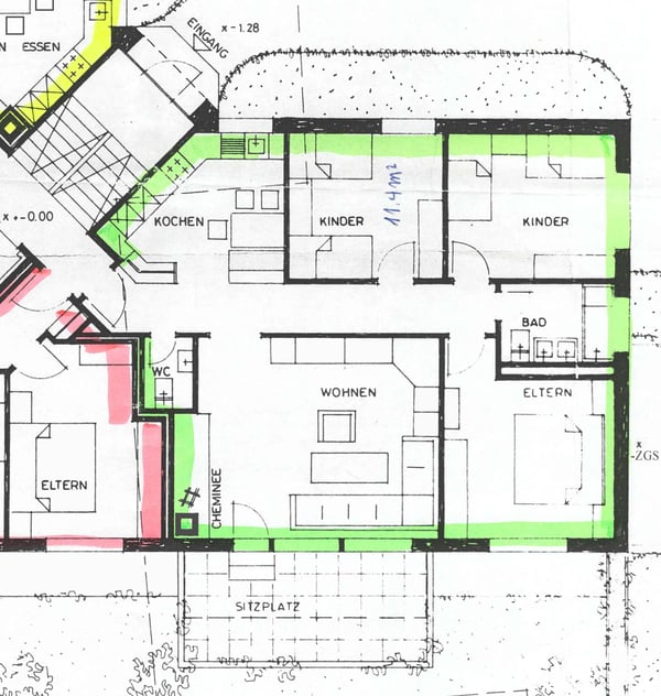 gut geschnittene Wohnung mit Chemineé 13