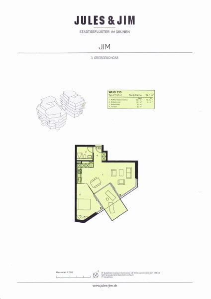 Moderne 2.5 Zimmer-Wohnung im Eigentumsstandard 9