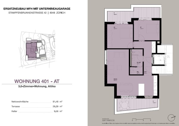 Erstvermietung - 2.5 Zimmer-Attikawohnung mit zwei Terrassen 5