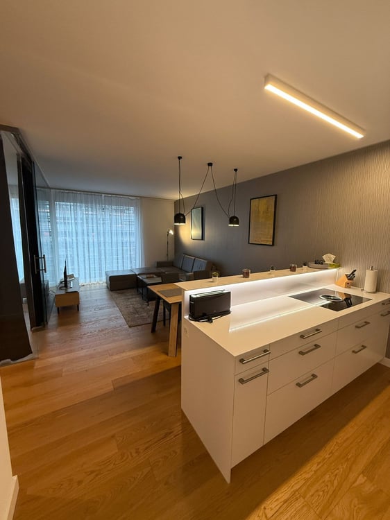 Exklusive möblierte 1 Schlafzimmer Stadtwohnung nahe Bahnhof Zug 12