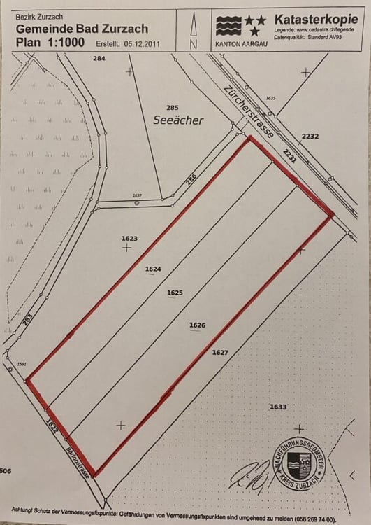 Bauland in der Industriezone in Bad Zurzach 1