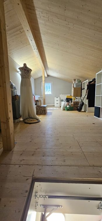 Dach-Wohnung mit Direktzugang in den Estrich mit Tageslicht 22