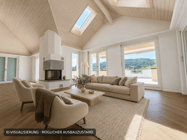 Einzigartige 6.5-Zimmer-Attika-Maisonettewohnung mit Galerie und Traumterrasse bald verfügbar! 1