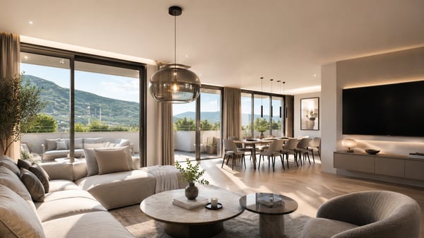 Exklusive 4.5-Zimmer-Terrassenwohnung mit traumhafter Aussicht in Grellingen 4