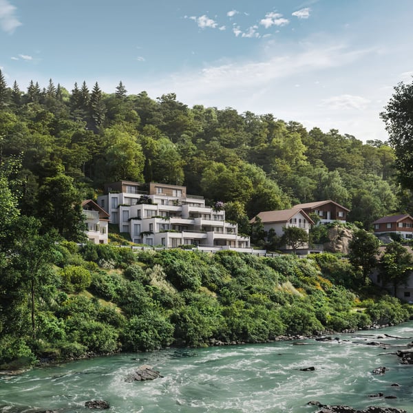 Exklusive 4.5-Zimmer-Terrassenwohnung mit traumhafter Aussicht in Grellingen 2