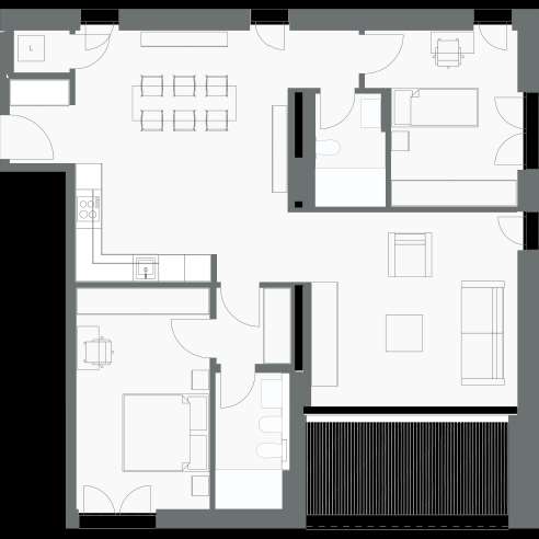 Bellinzona - Moderno 3.5 locali al piano terra con giardino esclusivo 12