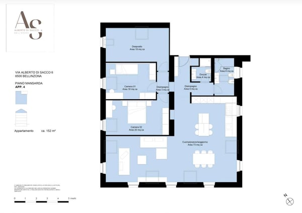 Attico completamente ristrutturato a Bellinzona 11