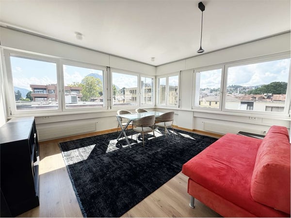 Appartamento 1.5 locali arredato in centro a Lugano zona Elvetico 2