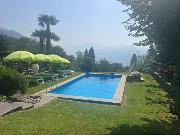 Brione sopra Minusio cas indipendente con piscina e vista panoramica 6