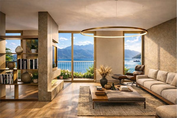 Meraviglioso Duplex Fronte Lago a Melide 1