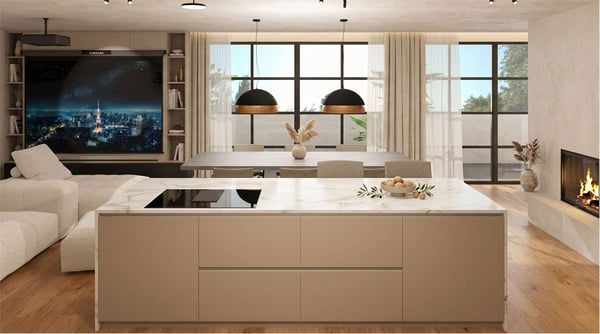 Prestigioso attico panoramico con terrazze coperte 6
