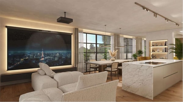 Prestigioso attico panoramico con terrazze coperte 9