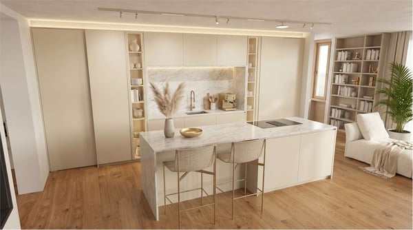 Prestigioso attico panoramico con terrazze coperte 2
