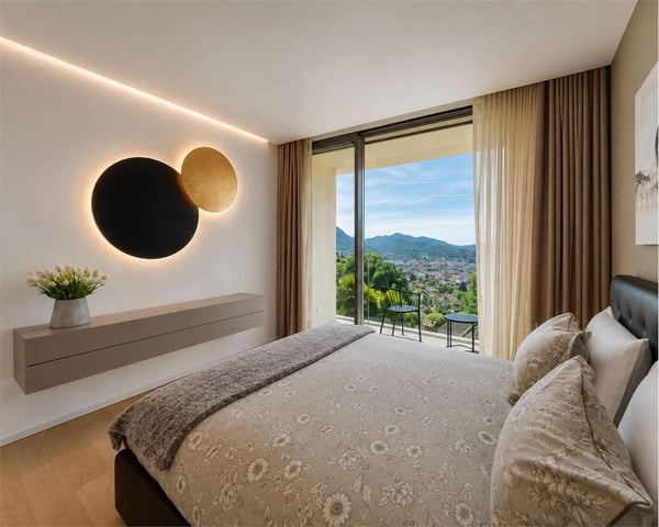Appartamento di recente costruzione di 3.5 locali a Lugano vista lago 8