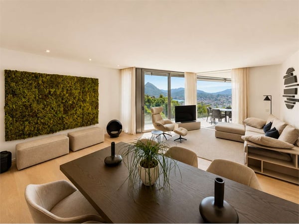 Appartamento di recente costruzione di 3.5 locali a Lugano vista lago 3
