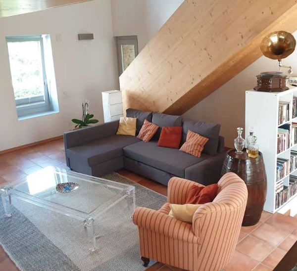 Affascinante casa Loft in affitto a Barbengo - 112 m², giardino e post 1
