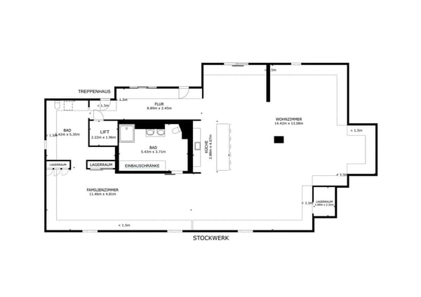 Einzigartiges Loft in historischem Gebäude in Hindelbank 227m2 inkl. 2 EH Plätze 22