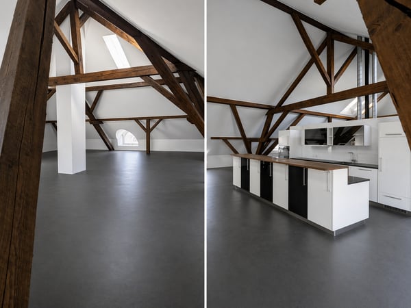Einzigartiges Loft in historischem Gebäude in Hindelbank 227m2 inkl. 2 EH Plätze 2