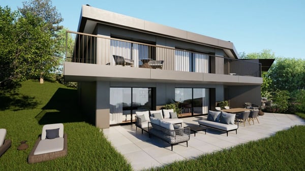 Superbe duplex avec vue sur le lac Léman 12