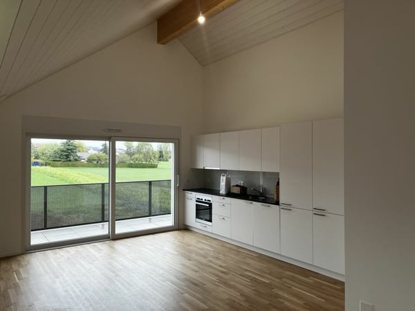 3.5 pièces dans les combles avec balcon et vue dégagée 3