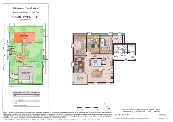 APPARTEMENT 5 PCS ETAGE NOUVELLE CONSTRUCTION 2