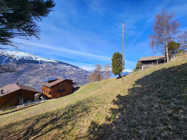 Terrain à bâtir libre de mandat avec vue panoramique à Suen (St-Martin), Val d'Hérens 3