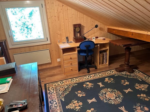 Chalet chaleureux de 3 pièces à St-Cergue avec vue et cachet montagnard 8