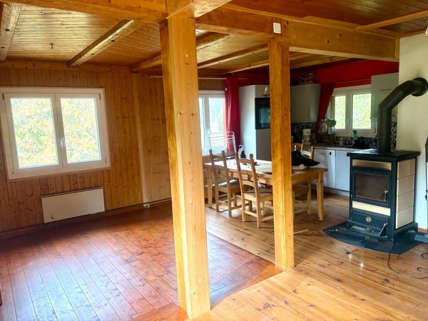 Chalet chaleureux de 3 pièces à St-Cergue avec vue et cachet montagnard 6