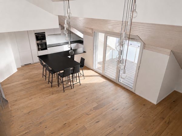 Séjour en double hauteur, 3 chambres de 17 à 18 m² et loft de 51 m² 2