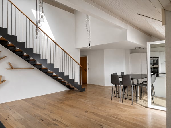 Séjour en double hauteur, 3 chambres de 17 à 18 m² et loft de 51 m² 4