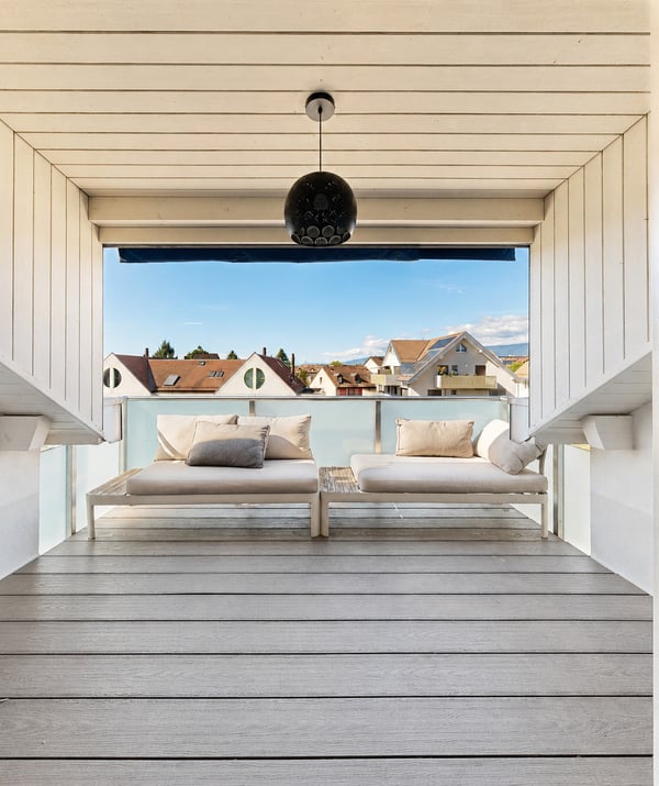 Séjour en double hauteur, 3 chambres de 17 à 18 m² et loft de 51 m²