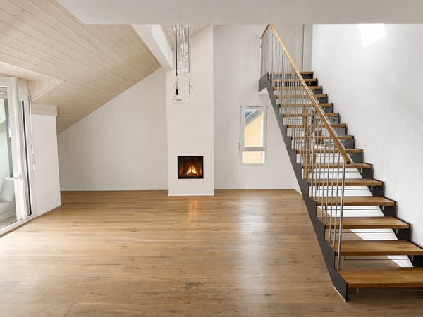 Séjour en double hauteur, 3 chambres de 17 à 18 m² et loft de 51 m² 3
