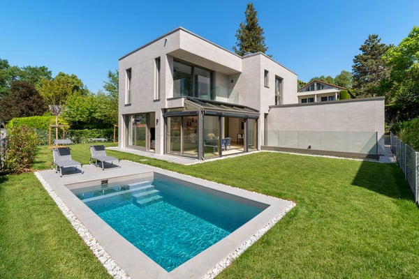 Magnifique villa neuve de 9.5 pièces à Corsier, avec piscine. 4