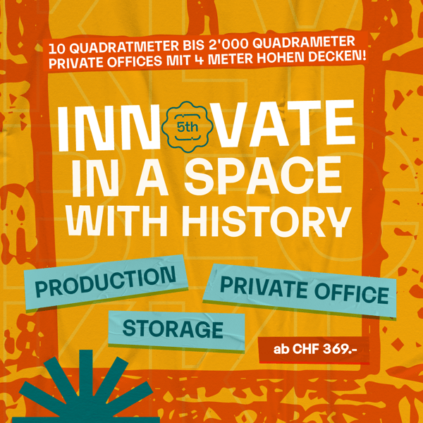 PRIVATE OFFICES von 10 m2 bis 2'000 m2 ab CHF 450 pro Monat OHNE DEPOT! 33