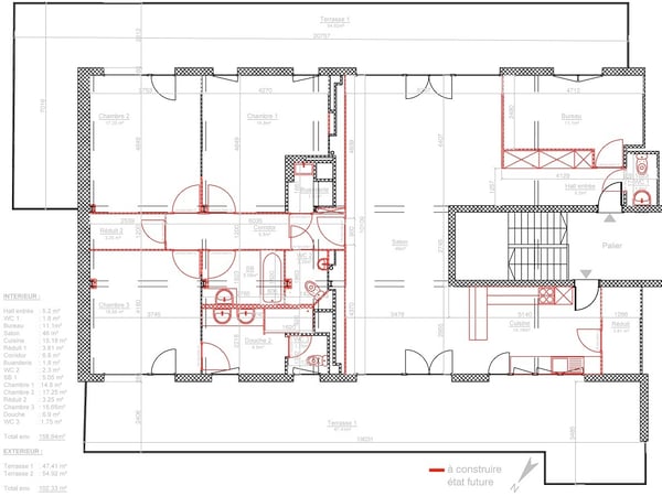 Superbe attique 1.5 pièces neuf avec 2 terrasses et vue près de l'ONU 13