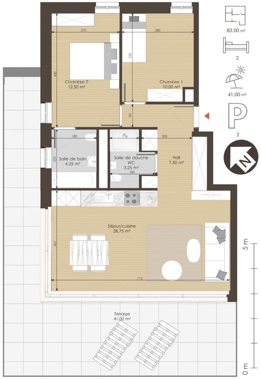Superbe appartement de 4 pièces avec terrasse à Chêne-Bougeries 12