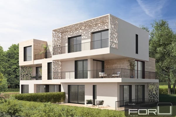 Très bel attique neuf de 4 pièces avec balcon à Chêne-Bougeries