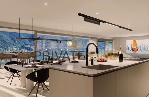 Neue Residenz in Brione mit TOP Seesicht, Pool und SPA (Nr. 15)