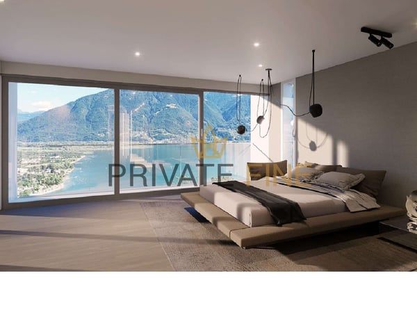 Neue Residenz in Brione mit TOP Seesicht, Pool und SPA (Nr. 15)