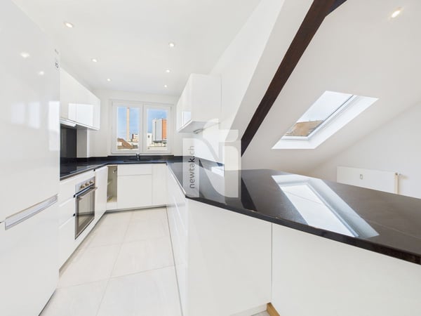 Charmante 1.5-Zimmer-Attikawohnung mit grossem Balkon und direktem Liftzugang - über den Dächern von Basel 7