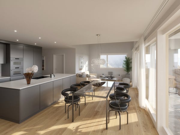 Exklusiver Zweitwohnsitz in Davos-Frauenkirch! 1.5-Zimmer-Wohnung der Extraklasse 4