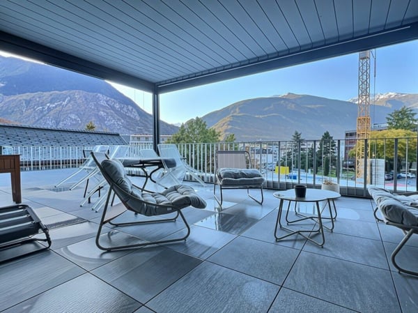 Magnifique 3.5 pièces avec grande terrasse au centre de Sierre 2