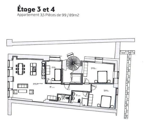 Immeuble de rendement de 6 niveaux avec local commercial et appartements résidentiels 8