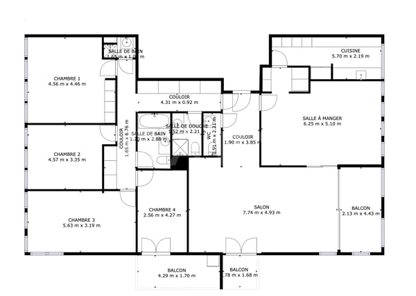 Spacieux appartement de 2 pièces dans le quartier prisé de Champel 3