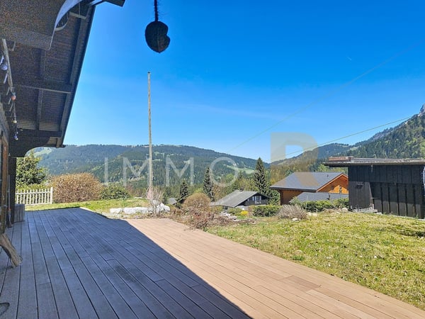 Chalet avec magnifique vue 1
