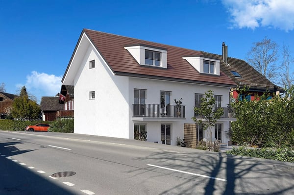 Modernes Doppeleinfamilienhaus in Untereggen 2