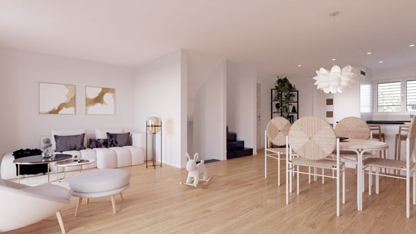 Modernes Doppeleinfamilienhaus in Untereggen 4