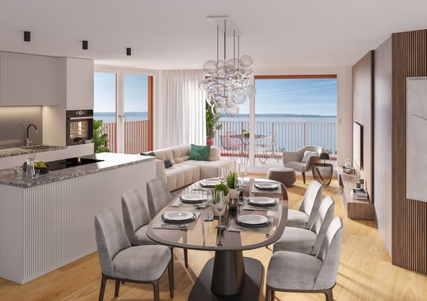 Der Traum vom Leben am See, mit einer Aussicht die verzaubert. 6