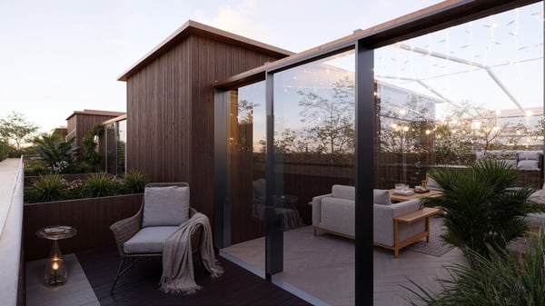 Wohnen über drei Etagen – exklusive 3½-Zimmer-Triplex mit Dachterrasse und Seesicht